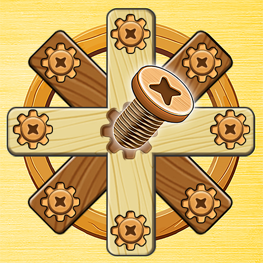 Wood Nuts & Bolts Screw Puzzle Games Nuts and Bolts Wood Games